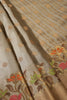 Beige Color Silk Resham & Zari Woven Saree