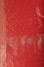 Red Lightweight Banarasi Silk Weaving Saree