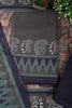 Greenish Grey Spun Printed Unstitched Suit