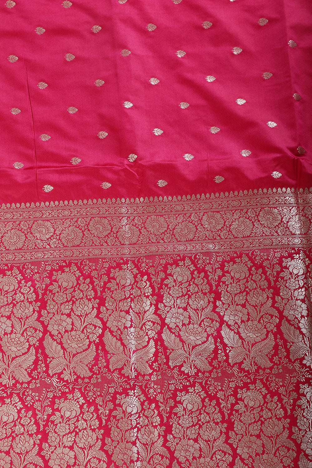 Rani Banarsi Silk Zari Woven Saree
