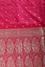 Rani Banarsi Silk Zari Woven Saree