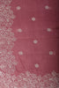 Light Maroon Tissue Resham Embroidered Saree