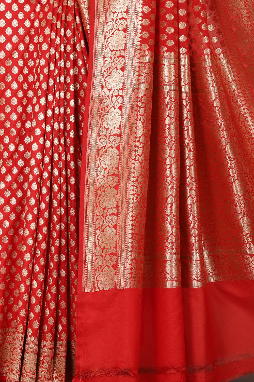Red Banarasi SIlk Woven Saree