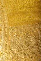 Mustard Woven South Silk Saree