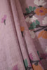 Lavender Color Chanderi Cotton Resham Woven Saree