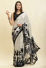 Pista Printed Crepe Silk Saree