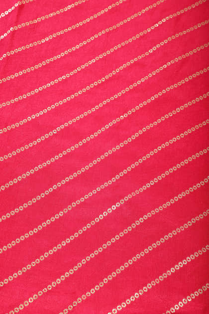 Rani Modal Silk Saree with Zari Pinstripes