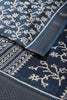 Navy Color Cotton Silk Printed Saree