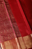 Purple Color Kanjivaram Pure Silk Handloom Gold Zari Saree with Kalka Pattern