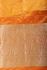 Mustard Banarsi Silk Zari Woven Saree