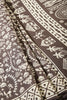 Light Brown Color Cotton Folk Printed Saree