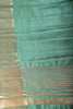 Sea Green Cotton Silk Woven Saree