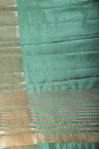 Sea Green Cotton Silk Woven Saree