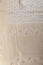 Cream Woven South Silk Saree