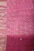 Pink & Wine Jaipuri Silk Leheriya Printed And Embroidered Saree
