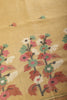 Beige Color Chanderi Cotton Resham Woven Saree