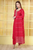 Magenta Silk Cut-Dana And Pearl Embroidered Suits