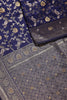 Navy Color Zari Woven South Silk Saree
