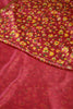Shiraz Color Chiffon Floral Zari Border Printed Saree