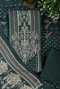 Bottle Green Mughal-Inspired Paisley Printed Spun  Unstitched Suits Fabric