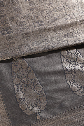 Black Soft Silk Zari Woven Saree