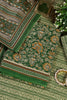 Green Cambric Cotton Unstitched Suit Material