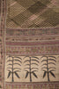 Green Crepe Printed Saree
