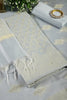 Light Grey Color Chanderi Cotton Woven Unstitched Suit Fabric