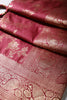 Wine Color Zari Woven South Silk Saree