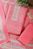 Baby Pink Pashmina Floral Printed Unstitched Suit Fabric