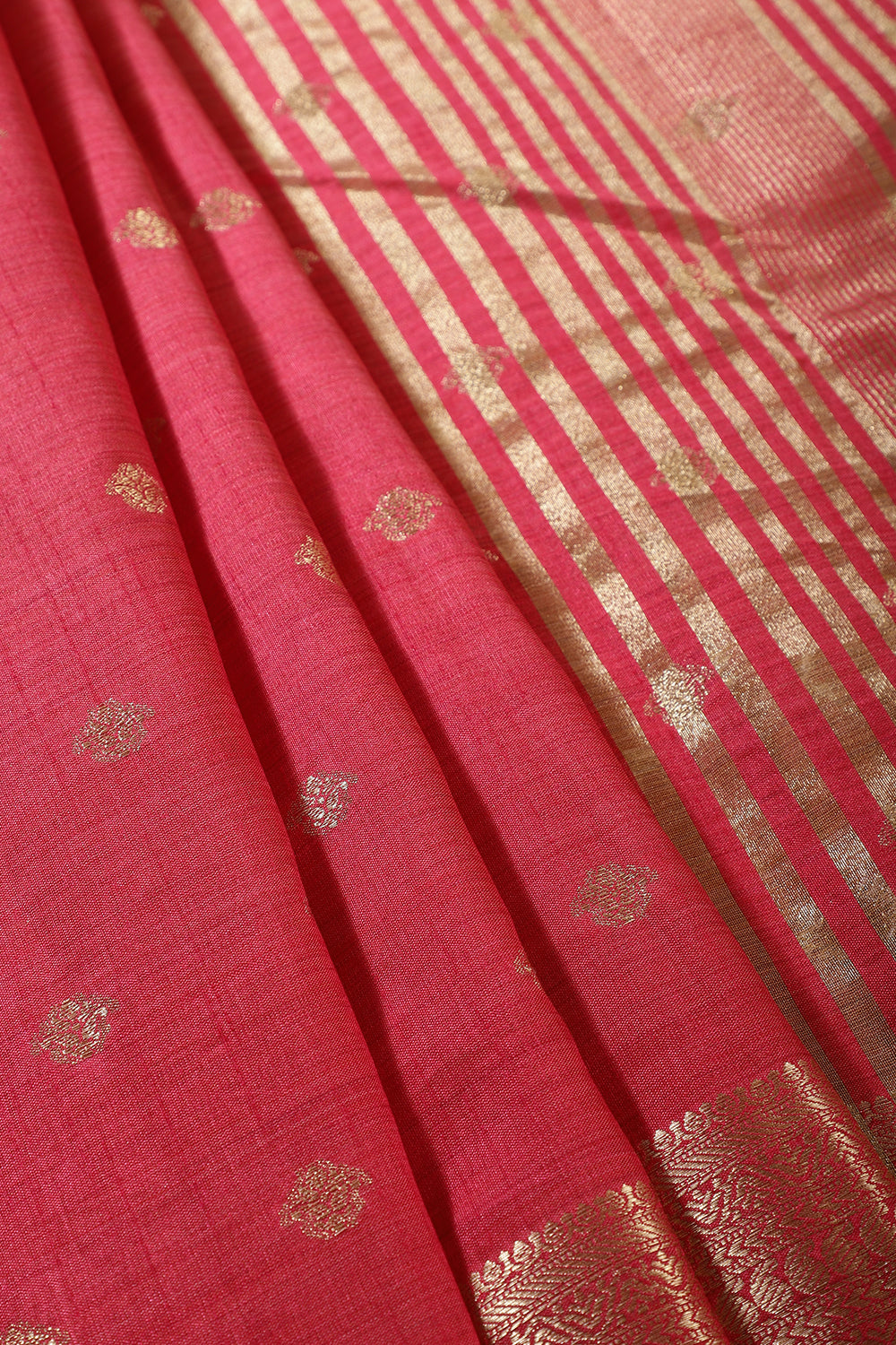 Cardinal Cotton Silk Zari Woven Saree