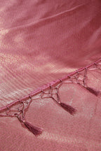 Muted Pink Color Zari Woven South Silk Saree