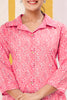 Pink Color Cotton Printed Co-Ord Set