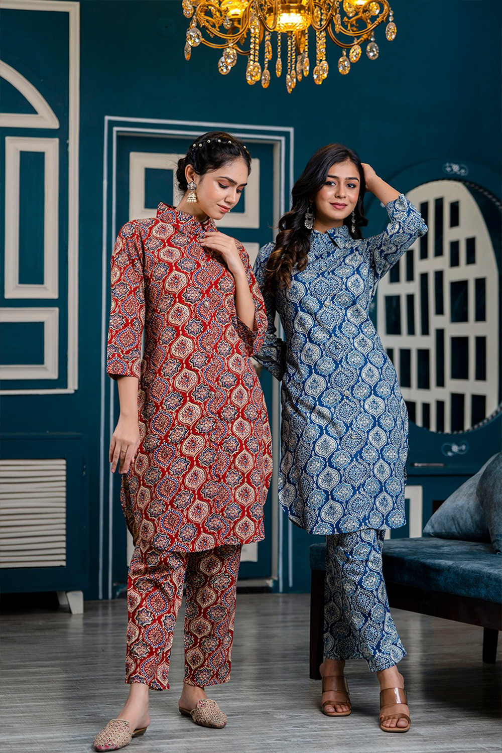 Printed Cotton Co-Ord Set