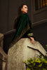Green Color Silk Woven Unstitched Suit Fabric