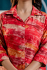 Red Colour Printed Cotton Co-Ord Set
