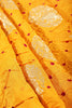 Mustard Color Bandhej Modal Silk Zari Woven Saree