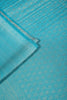 Teal Colour Soft Silk Leheria Zari Woven Saree