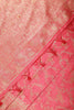 Light Carmine Pink Color Raw Silk Zari Woven Saree