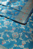 Teal Colour Banarasi Silk Woven Saree