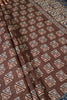 Brown Cotton Silk Printed Saree