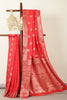 Red Silk Zari Woven Saree