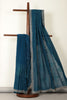 Nile Blue Georgette Resham Floral Jal Woven And Swarovski Work Saree