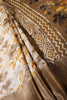 Mustard & Cream Colour Floral Printed Cotton Silk Saree