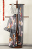 Grey Jacquard Silk Lasa Printed Saree