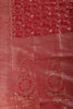 Maroon Floral Zaal Woven Silk Banarasi Saree