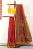 Maroon Kashmiri-Inspired Floral Printed Crepe Saree