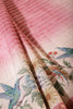 Dusty Pink Tussar Silk Printed Saree