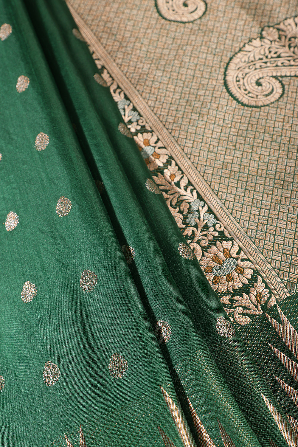 Silk Buta Woven Saree