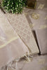 Light Mauve Color Chanderi Cotton Woven Unstitched Suit Fabric